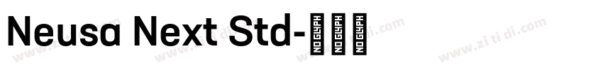 Neusa Next Std字体转换 Neusa Next Std字体转换